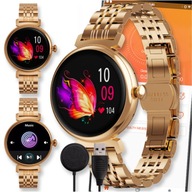 OKOSÓRA WATCH FEKETE BESZÉLGETÉS MENÜ AMOLED PL SMART PRO GT NŐI