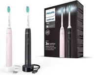 ZESTAW 2x SZCZOTECZEK SONICZNYCH PHILIPS SONICARE Serii 3100