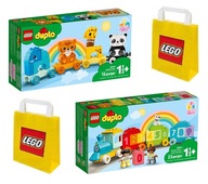 LEGO Duplo 10954 Vlak s číslami - veda | 10955 Vlak so zvieratkami