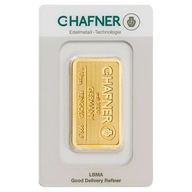 Sztabka 31,1 gram 1 uncja Złota LBMA C-Hafner CHAFNER Au999.9