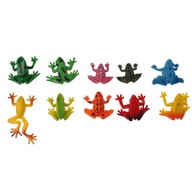 10 ks plastových žabiek Figúrky zvieracích modelov Detské vzdelávacie hračky malé