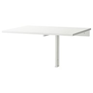 IKEA NORBERG Nástenný skladací stôl biely 74x60 cm