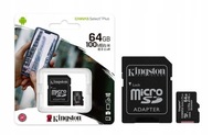 KINGSTON KARTA PAMIĘCI 64 GB MICRO SD CLASS 10 UHS 100 MB/s