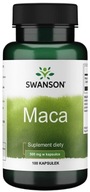 Swanson Maca 500mg 100 kaps. Pamięć Większe libido Seks Zmęczenie Energia