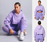 Reebok x Cardi B Women's Crop Sweatshirt Hoodie damska bluza sportowa - S