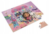 Puzzle + MENO + krabička Mačací domček Gabi A4 35el '7