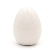 Jajko Wielkanocne BIAŁE jajeczko ceramiczne DEKORACJA DO STROIKA