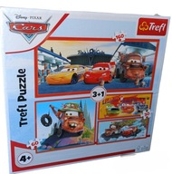 Puzzle Trefl Disney 3 plus 1 Cars 3 93243