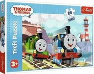 OUTLET - Puzzle 24 maxi Tomek i Percy na torach