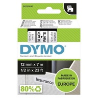 Dymo oryginalny taśma do drukarek etykiet, Dymo, 45013, S0720530, czarny dr