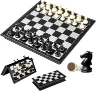 Magnetické šachy, vysoko kvalitné, sk?adané šachy pre