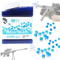 Gélové guličky náboje do pištole a pušky 7-8mm - MODRÁ 22000 ks