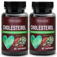 2x Skoczylas CHOLESTEROL Czerwony Ryż Karczoch Chrom POZIOM CHOLESTEROL 60k