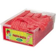 Żelki HARIBO Pasta Basta 1125g/150szt Truskawka DE