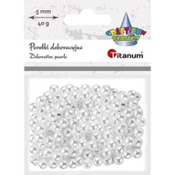 Perličky Titanum biele 5 mm 40 g