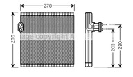 AVA Quality cooling TOV485 Výparník, klimatizácia