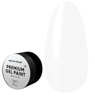 Gélová farba NAILSOFTHEDAY Premium gel paint White wipe, 5 ml