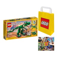 LEGO CREATOR 3 V 1 31058 - Výkonné dinosaury +Taška +Katalóg LEGO 2024