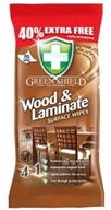 GREEN SHIELD Vlhčené obrúsky na čistenie dreva, nábytku 70ks