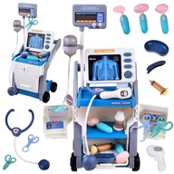 Wózek lekarski zestaw małego lekarza ZA4273 NI zabawki