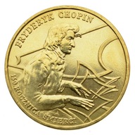 FRYDERYK CHOPIN 1999 PLN 2 NG 2. VÝROČIE úmrtia