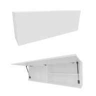 Závesná kúpeľňová skrinka ORA 120 x 40 x 25 cm matná kúpeľňová polica biela