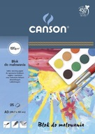 Blok do malowania Canson A3 120g 25 arkuszy