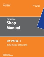 Doosan DX190W-3 Servisná príručka / Návod na predaj
