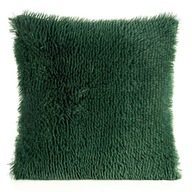 Dekoračná obliečka TIFANY kožušinová zelená 40x40 cm na jazýček vankúš
