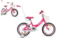 Rower dziecięcy 16 KARBON STAR różowy ALU R23