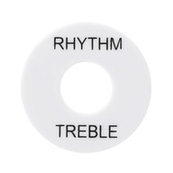 Doska RHYTHM/TREBLE pod prepínač LP biela
