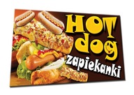 BANER 2x1 HOT DOG ZAPIEKANKI hamburgery frytki bar