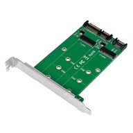 Adapter LogiLink PC0086 2x Sata na 2x M.2 Sata Ss