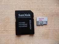 Karta pamięci SD microsd SanDisk Ultra 32 GB + adapter