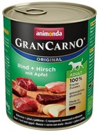 Animonda GranCarno Original Adult wołowina i jeleń mokra puszka puszka 800g