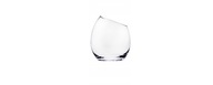 váza sklenená guľa ovál skosený h20 d18 Bijou Collection
