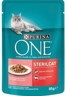 Purina ONE STERILCAT Mini Fileciki łosoś 85g