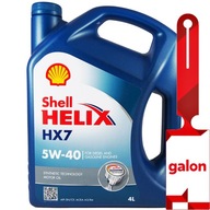 SHELL Helix HX7 5W40 4L - polosyntetický motorový olej