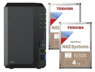 Synology DS223 s dvoma 4TB diskami