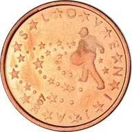 Słowenia, 5 Euro Cent, 2007, Vantaa, AU(55-58), Mi