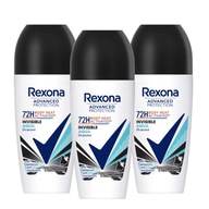 Rexona Advanced Protection Invisible Aqua antyperspirant w rolce 3x50ml