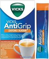 Vicks Antigrip Zatoki i Katar, sm.poma.., 10 sasz.