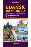 Gdańsk Sopot Gdynia plan miasta 1:25 000