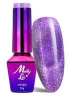 Hybridný lak MollyLac Foxy Eyes Purple Light 5g č. 552 cat eye