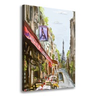 Vászonkép Eiffel-torony Párizs 70x100 cm