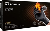 Rękawice nitrylowe Mercator gogrip black L 50 szt.