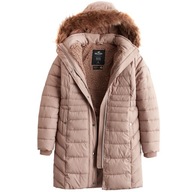 HOLLISTER by Abercrombie Kurtka Sherpa Parka M USA