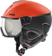 Kask narciarski Uvex Instinct Visor Fierce Red Black L 59-61cm