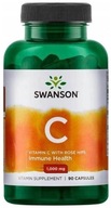 SWANSON Witamina C 1000 mg z Dziką Różą 90 kaps.