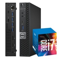 Szybki Mocny Mały Komputer Dell Optiplex 7050 Micro i7 6GEN 16GB 512GB SSD